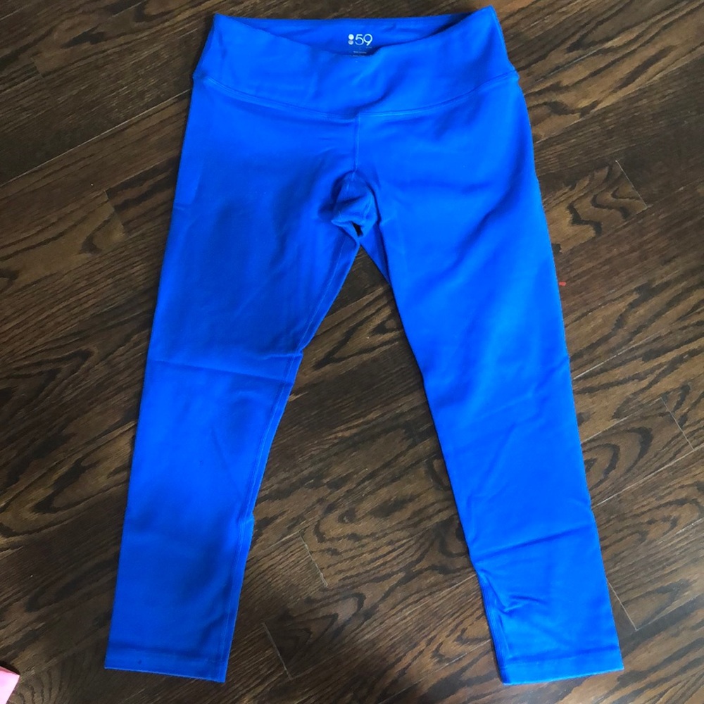 Splits 59 blue cropped leggings